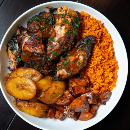 Jerk Chicken with Plantains