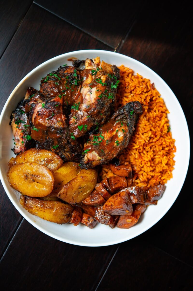 Jerk Chicken with Plantains